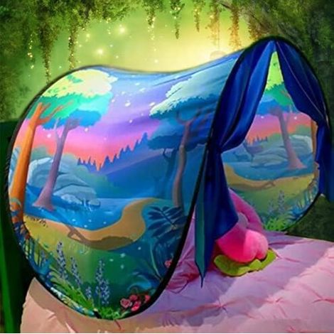 Folding Bed Tents Outdoor Indoor Double Size Boys Girls Kids Tents (Fantastic Forest) (1/5)