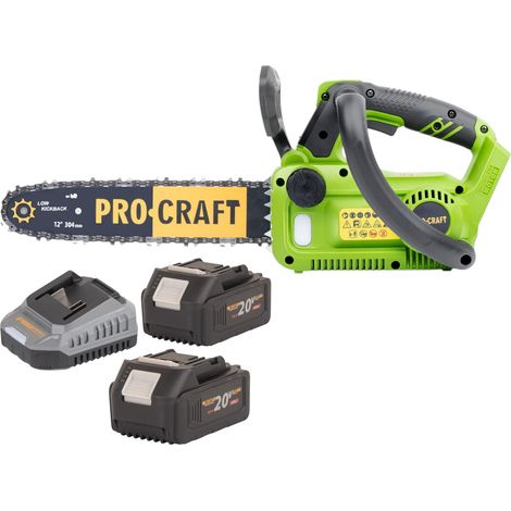 Procraft PKA42Libb Tronçonneuse à chaîne sans fil 20 V 304 mm Brushless Solo - sans batterie, sans chargeur (1/5)