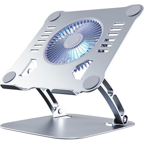 Laptop-Kühlständer – Ultradünner, ergonomischer Laptopständer, kompatibel mit Desktop-Computern mit 3 Geschwindigkeiten