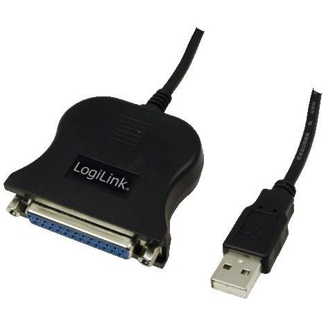 Logilink UA0054A cavo parallelo nero 1,8 m (1/3)