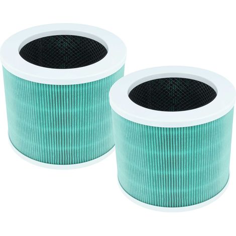 vhbw 2x Air Filter Replacement for Morento HY1800  for Air Purifier - Combi Filter HEPA (H12) + Activated Carbon (1/4)