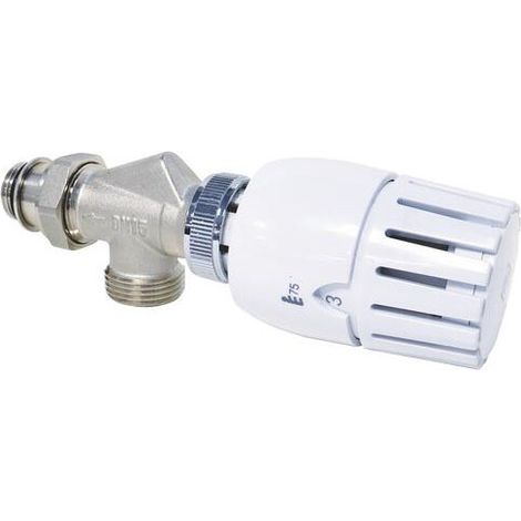 Tête thermostatique VT 0,56 + Corps équerre inversée Mâle 3/4 EK et Femelle 1/2" (15/21) - Somatherm (1/3)