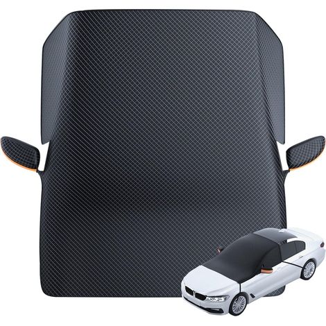 Cubierta de parabrisas de coche para hielo y nieve. Cubierta de parabrisas delantero de coche con cubiertas de espejos laterales. Cubierta de parabrisas de coche para camiones y SUV. (1/5)