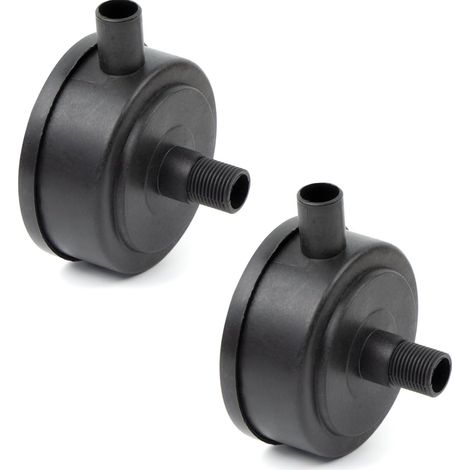 Lntyq Filtre Silencieux Compresseur D'air Accessoires, à air Comprimé 20mm Male Filetage Plastiques Coque Air Compresseur Silencieux Filtres pour Les Chaudières à Compresseur D'air 2 Pièces