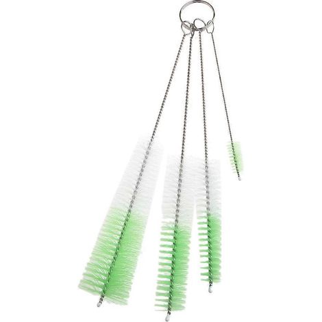 Brosse à Bristles Mini pour Nettoyage de Théière, Évier, Débordement et Bec (1/4)