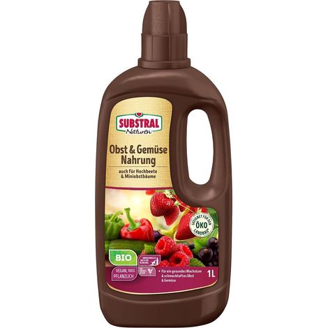 Fertilizante substral bio obst gemüsedünger 1 litro orgánico
