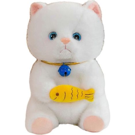 Meow Cat Doll Plush Toy Cute Greedy Kitten Doll Small Crane Machine Doll Pet (1/5)