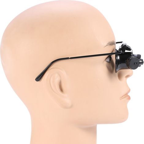 Loupe de bijoutier 20X avec lumière LED pour réparation de montres et soudure délicate (1/5)