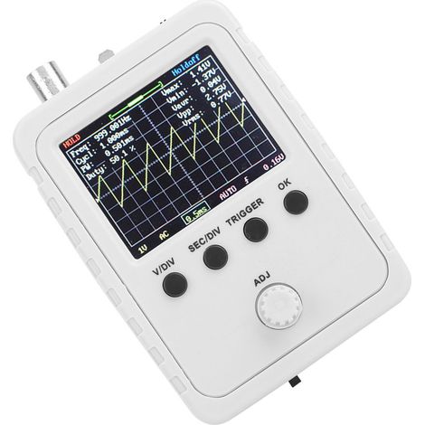 Oscilloscope numérique portable à monter soi-même FNIRSI-150 15001K 0-200 kHz 5 mV / Div-20 mV / Idv (1/5)
