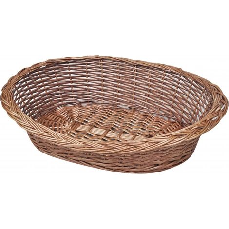 Willow Dog Basket/Pet Bed Natural 70 cm vidaXL