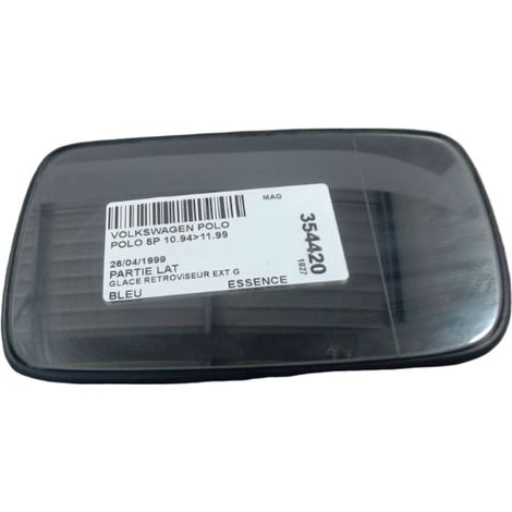 [PRODUIT D'OCCASION] Glace Retroviseur Exterieur G VOLKSWAGEN Polo 94-99 ♻️ Ref Oe. 6n1857521a - Garantie à vie (1/2)