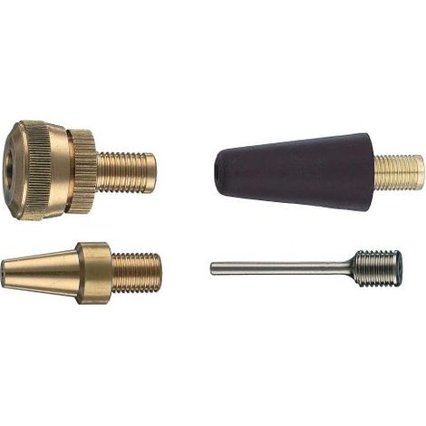 KIT 4 UGELLI SOFFIAGIO GONFIAGGIO CANOTTI MATERASSINI BICICLETTE PALLONI