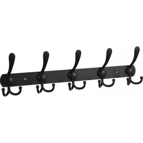 Perchero de pared Perchero de pared Perchero de acero inoxidable Toallero para montaje en pared para abrigos Toallas Albornoces Sombreros Ropa Albornoces Armarios Albornoces (1/5)