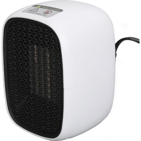 Chauffage d'appoint électrique PTC en céramique, portable, pour chambre ou bureau, prise UE 220 V (1/5)