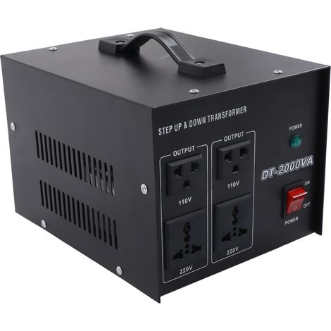 Spannungswandler (Aufwärts-/Abwärtswandler) 2000 W, einstellbarer Wechselstromeingang, EU-Stecker 110 V/220 V (1/5)
