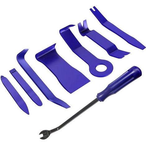 Set di cacciaviti per la rimozione delle finiture interne dell'auto, 8 pezzi. Strumento automobilistico robusto e durevole per la rimozione dei pannelli di rivestimento interni su A (1/5)