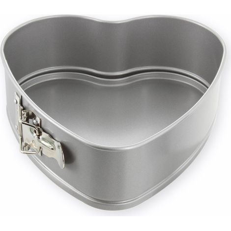 Moule à charnière coeur en métal anti adhérent 4/6 parts 20