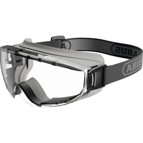 Lunettes de chantier - ABUS - PROTEO - Verres transparents teintés noir/gris velours