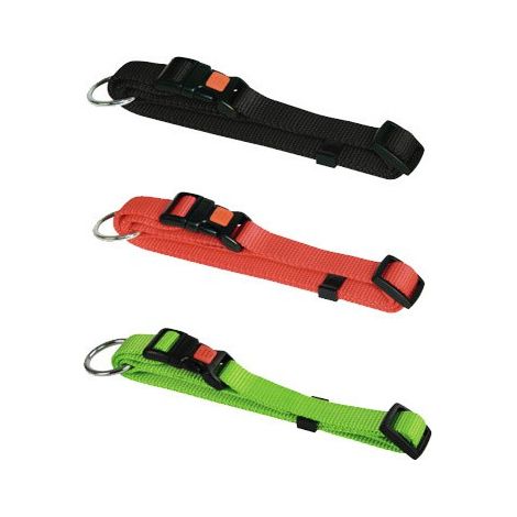 Collier Rouge Miami Kerbl pour chiens M€x. 25 kg - 40-55 cm x 20 mm