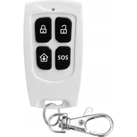 CONTROL REMOTO PARA ALARMAS, SIRENAS Y OTROS DISPOSITIVOS. CONTROLADOR PROGRAMABLE DE 4 BOTONES TUYA 433MHZ.