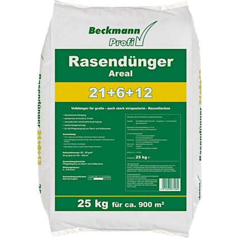 BECKMANN PROFI engrais pour gazon 25 kg Areal engrais complet NPK 21 6 12