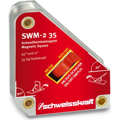 SCHWEIßKRAFT 1790030 Schaltbarer Schweißwinkelmagnet SWM-2 35 (1/2)