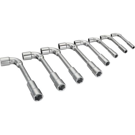 Bahco Metrischer, gekröpfter Doppelsteckschlüssel-Satz mit 12x6-Punkt-Dynamic-Drive-Profil - 8 Stück/Packung (1/5)