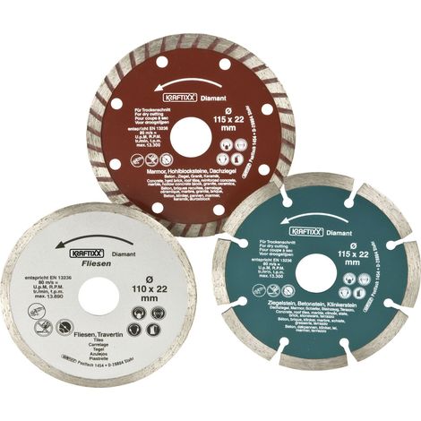 Einhell SET DISCHI TRONCATORI DIAMANTATI 3 PZ.