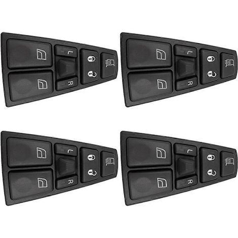 Hauptfensterhebersteuerung, Türverriegelung, elektrische Fensterhebersteuerung für Volvo FH12 FM LKW, Fahrerseite, Teilenummern 21543897 und 20752918 (1/5)