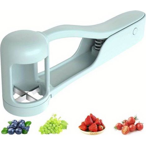 Kirschtomaten-Ausstecher, Trauben-Ausstecher, Multifunktionaler Trauben-Ausstecher, Kleiner Obst-Ausstecher, Küchenzubehör für Trauben, Tortendekorationswerkzeug (1/5)