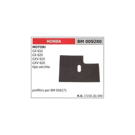 Filtro aria HONDA generatore GX 610 620 670 GXV 610 620 tipo vecchio