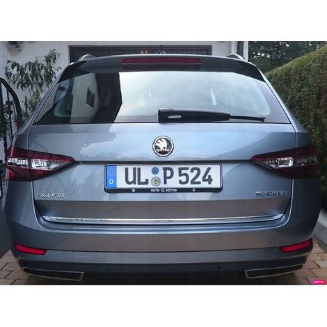 Skoda superb III FL Kombi 2019+ moldura cromada solapa (1/5)
