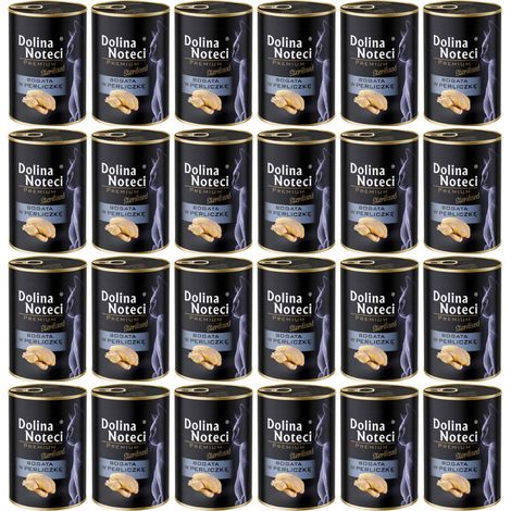 DOLINA NOTECI Premium Esterilizado Rico en Pintada - alimento h煤medo para gatos - 24x400g (1/2)