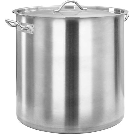 vidaXL Olla de acero inoxidable 50 L 40x40 cm (1/5)