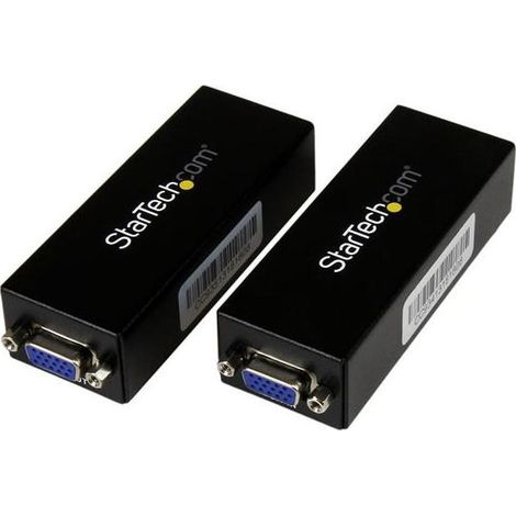 Startech.com estensore video vga tramite cavo ethernet cat5 utp - convertitore - 1x femmina rj45 - 1x femmina hd15 - fino a 80m, 2 anni (1/4)