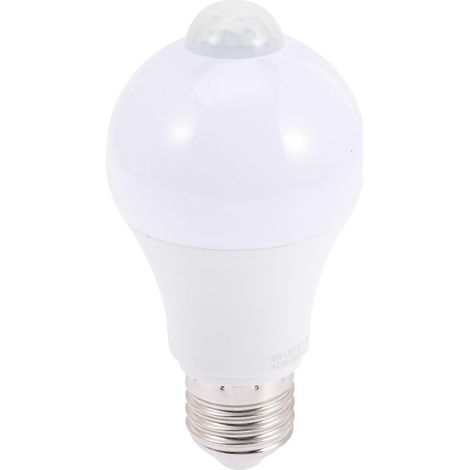 LED-Sensorlampe 7W Sensorlampe E27 Schraubsockel-11.8x6cm-White (1/4)