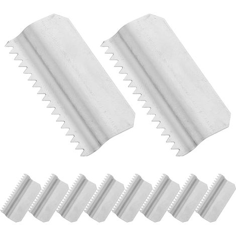 10pcs tape dispenser part serrated tape cutter replacement blades fer metal insert for precise cuts document sealing school (1/5)