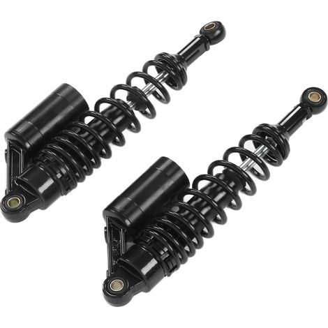 Paire d'amortisseurs moto 340mm, suspension arrière avec ressorts universels pour ATV SUV, noir (1/5)