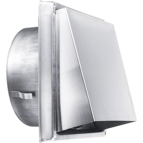 Griglia di ventilazione in acciaio inossidabile da 150 mm - Resistente alle intemperie senza valvola di non ritorno - Perfetta per asciugatrici, cappe da cucina, sistemi di ventilazione, condotti di s (1/4)