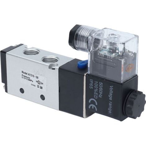 électrovanne 5/2 12V DC pour air comprimé, vanne de drainage automatique atelier (1/5)