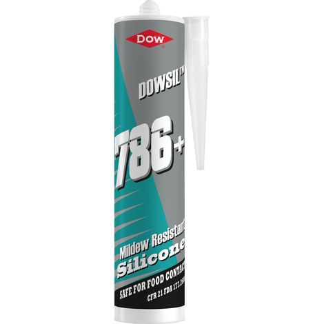 Dowsil 8010247/C03 786+ Silicone Sealant Clear 310C DOW8010247