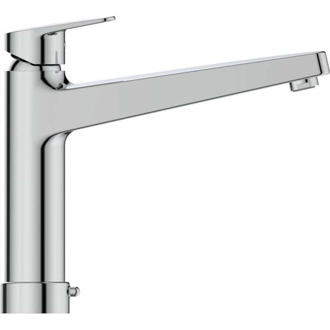 Mitigeur d'évier Ideal Standard Ceraplan saillie 210mm avec robinet d'arrêt chromé (1/4)