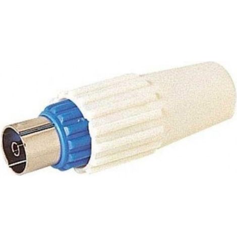 fiche télévision - femelle - iec 9.5 mm - pour câble coaxial - fracarro cif95