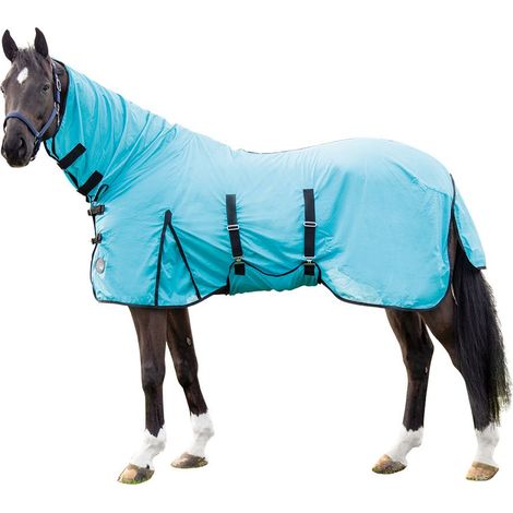 135 cm, 4100 giallo limone: Modèle de couverture anti-mouches Aqua avec cou réglable