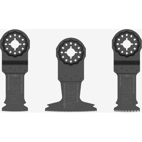 Lot de 3 lames Starlock pour bois et métal FLEX (1/5)
