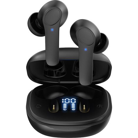 B11 Intelligente Sprachübersetzungs-Kopfhörer, Englisch-Chinesisch-Übersetzer für beide Ohren, Bluetooth-Übersetzer mit simultaner Übersetzung für mehrere Sprachen – Weiß (1/3)