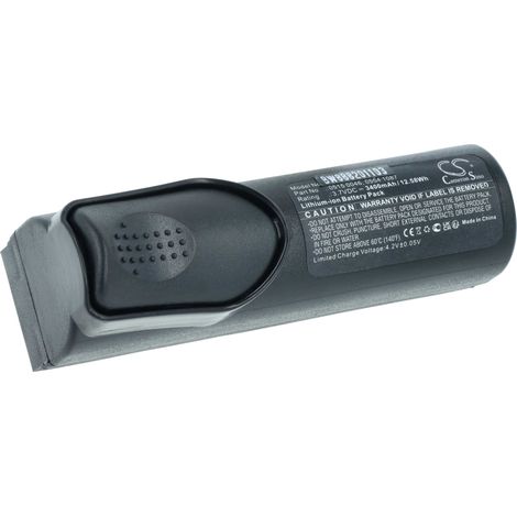 vhbw Akku Ersatz für Testo 0515 0046, 0515 0100, 0515 0114, 0554 1087 für Messgerät (3400mAh, 3,7V, Li-Ion)