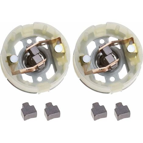 Portaspazzole in carbone per motore Ulisem RS550 e 4 spazzole in carbone LO-Ron (1/5)