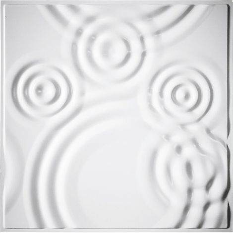 RAIN DROPS - Panneau per mural in PVC a relief 3D - 59,5 cmX59,5 cm (1/4)
