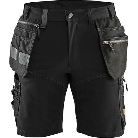 Short de travail artisan stretch 1598 - Noir 4XL - FR(58) - SE(C64) - Standards